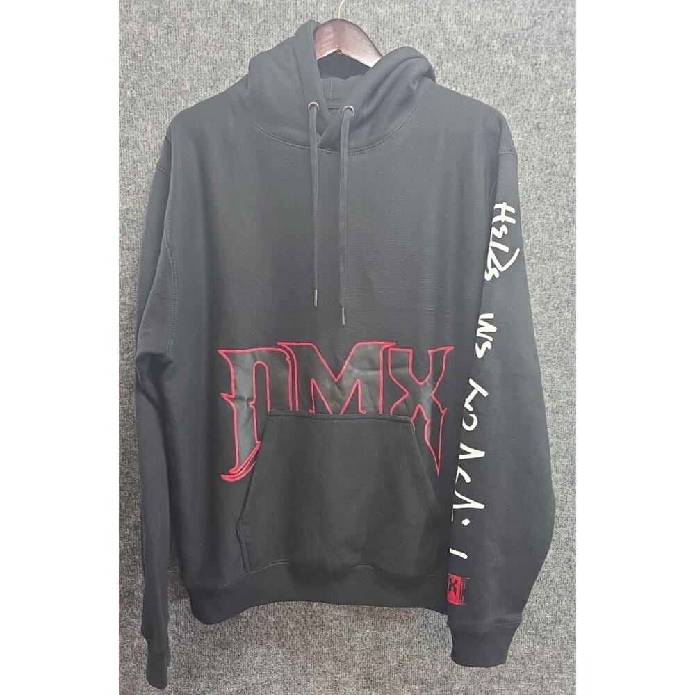 DMX x Shoe Palace Collab "Here We Go Again" Black Hoodie Double Side Men's Large